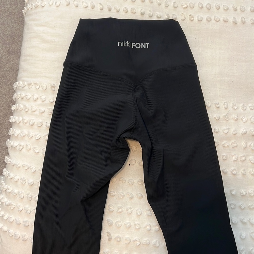 Ribbed leggings